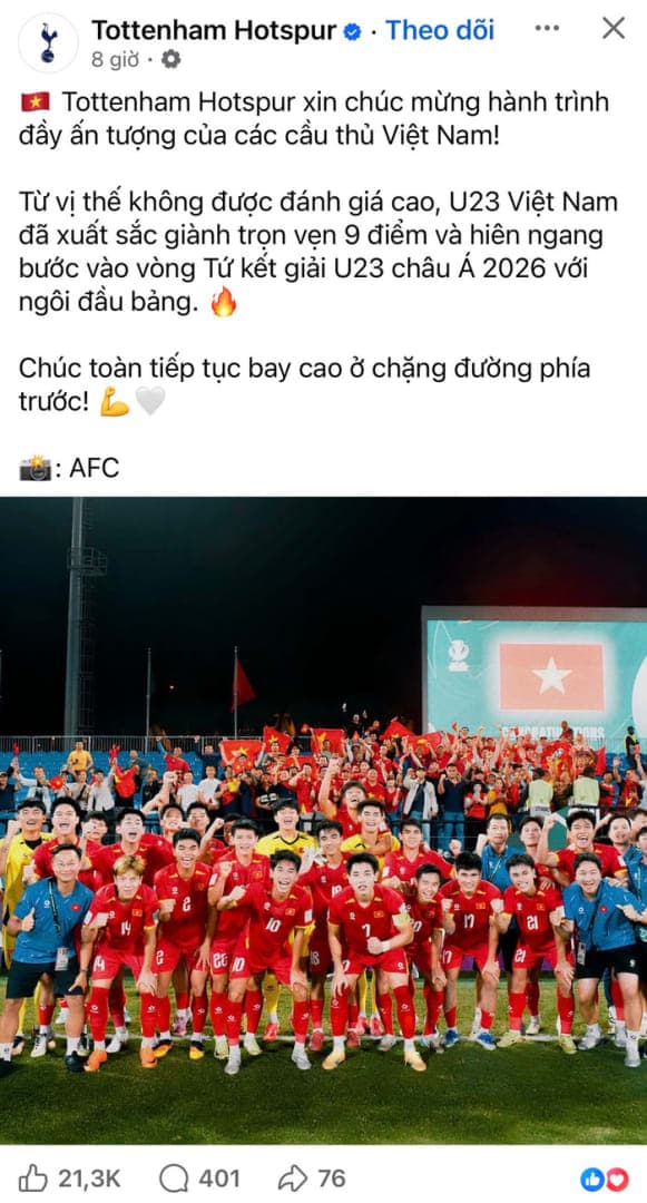 Hành trình của U23 Việt Nam tại VCK U23 châu Á 2026 đang vượt xa khuôn khổ một chiến tích mang tính khu vực.
