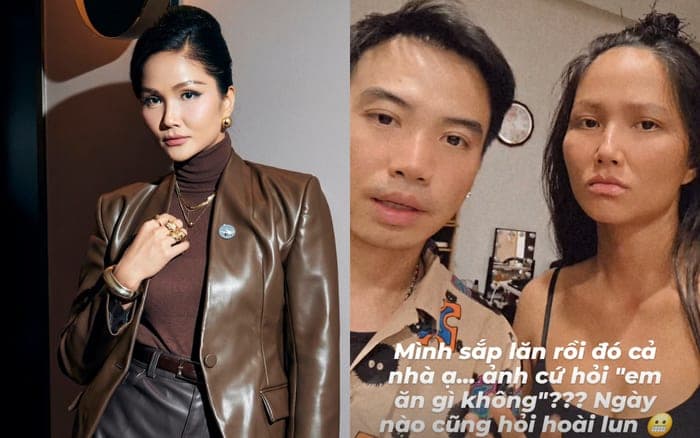 H'Hen Niê hào hứng khoe việc được chồng hết mực cưng chiều. Ảnh: IGNV