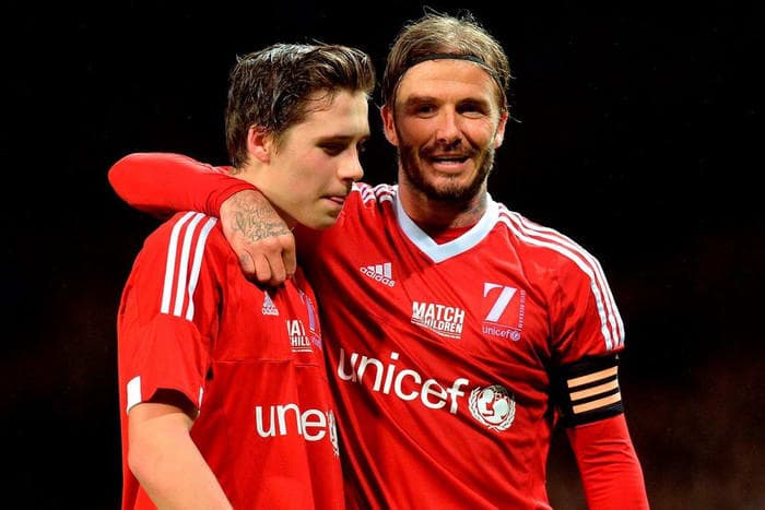 Con trai Beckham sớm từ giã bóng đá vì kém tài.