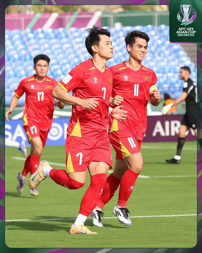 Vòng bán kết VCK U23 châu Á 2026 hứa hẹn cực kỳ hấp dẫn khi U23 Trung Quốc đối đầu U23 Việt Nam. Ảnh: AFC