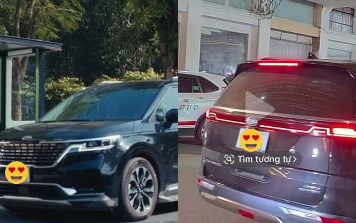 Biển số xe của Thanh Thủy khi dùng đi sự kiện với biển số xe được Trịnh Thăng Bình sử dụng để quay một MV đều trùng khớp. Ảnh chụp màn hình