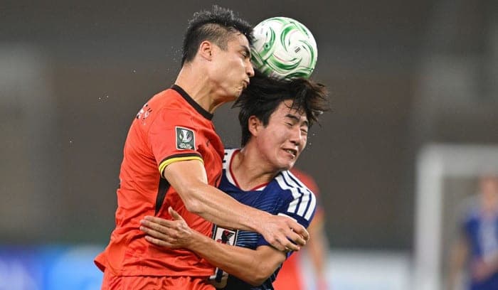 Chỉ ít ngày sau chiến thắng 3-0 trước U23 Việt Nam ở bán kết, U23 Trung Quốc bước vào trận chung kết U23 châu Á 2026 với một hình ảnh hoàn toàn khác, bởi thua 0-4. Ảnh: AFC