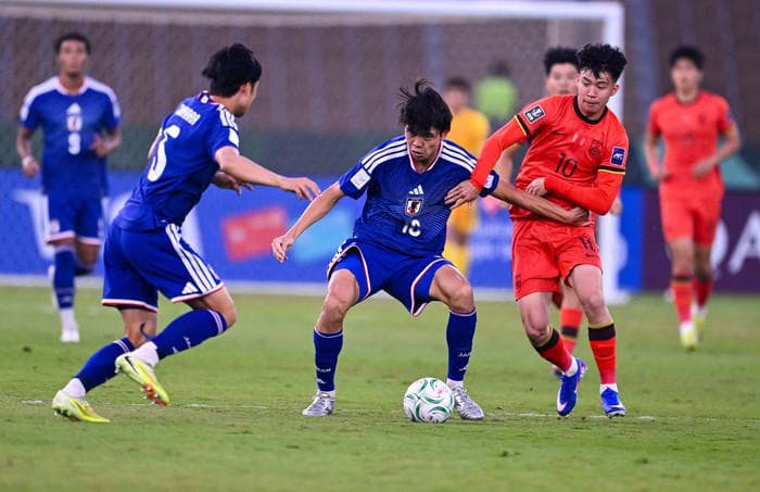 U23 Nhật Bản đã thắng đậm U23 Trung Quốc để lần thứ hai liên tiếp vô địch U23 châu Á. Ảnh: AFC