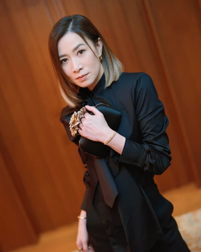 Xa Thi Mạn từng hẹn hò với một số sao nam nổi tiếng, tuy nhiên về sau đều rơi vào tình trạng 'đường ai nấy đi'. Ảnh: FBNV