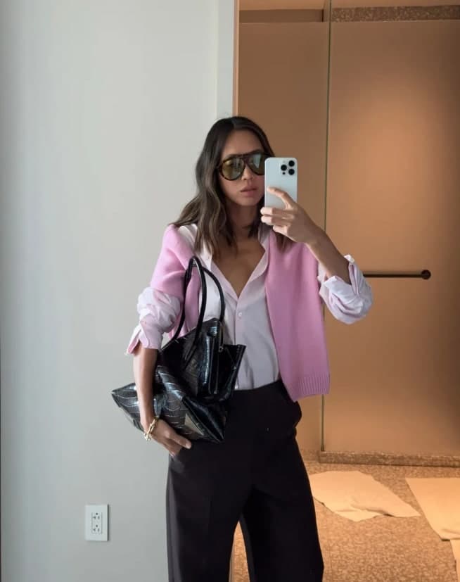 Sắc hồng kẹo. Ảnh: @aimeesong