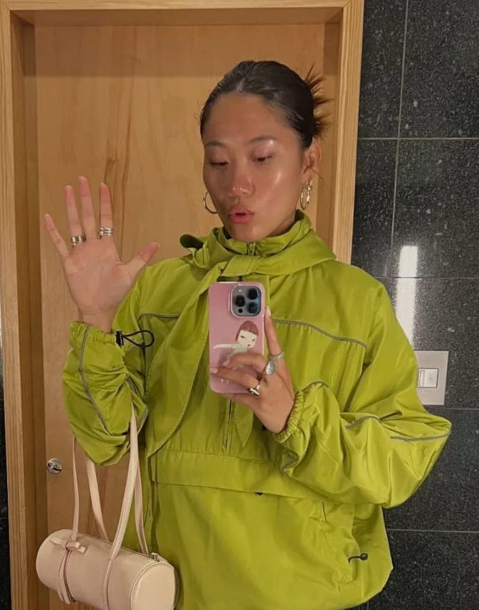 Sắc xanh vàng chanh. Ảnh: @vivianyrl