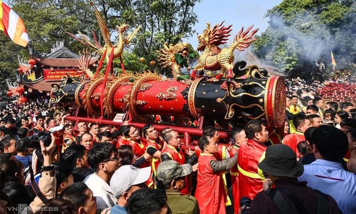 Hình ảnh trong lễ hội Đồng Kỵ. Ảnh: VnExpress