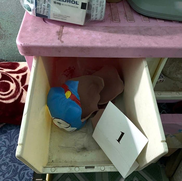 Hiện trường vụ việc. Ảnh: Công an TP Đà Nẵng